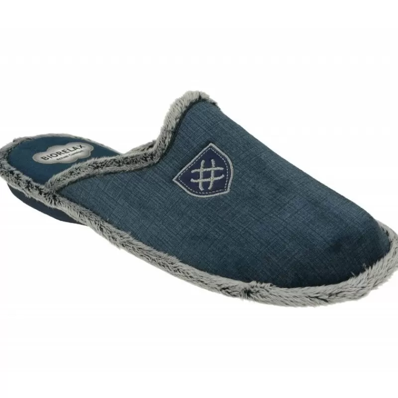 Cosdam Chinelas-Zapatilla Chinela De Cosdan En Pano De Dacha Con Piso De Goma Y Planta De Descanso Biorelax Marino
