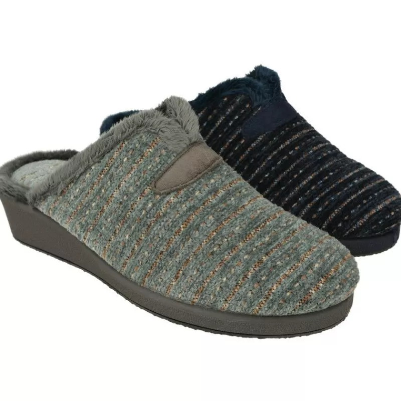 Garzon Chinelas-Zapatilla Chinela De De Pano Aterciopelado Estampado Con Piso De Cuna Esponja.