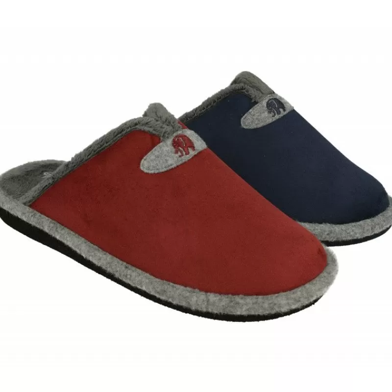 Garzon Chinelas-Zapatilla Chinela De En Pano Bamara Con Horma De Ancho Especial Y Piso Microporoso Alierado Especial Parket
