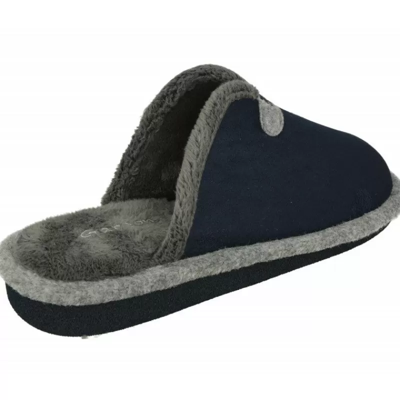 Garzon Chinelas-Zapatilla Chinela De En Pano Bamara Con Horma De Ancho Especial Y Piso Microporoso Alierado Especial Parket
