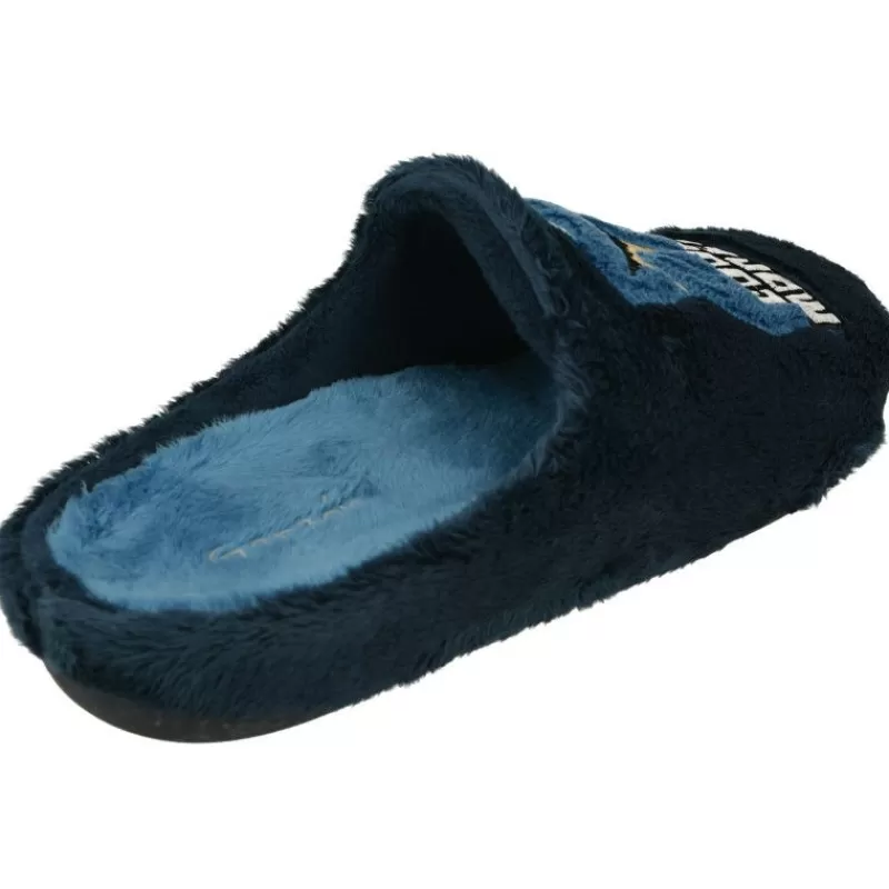 Garzon Chinelas-Zapatilla Chinela De En Pano Dacha Con Estampado Come Galletas Y Planta De Descanso Extraible Marino