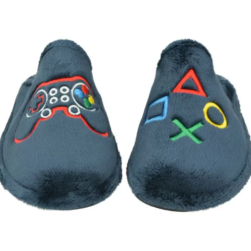 Garzon Chinelas-Zapatilla Chinela De En Pano Dacha Estampa Mando Consola De Juegos Con Piso Microporoso Especial Parquet Marino