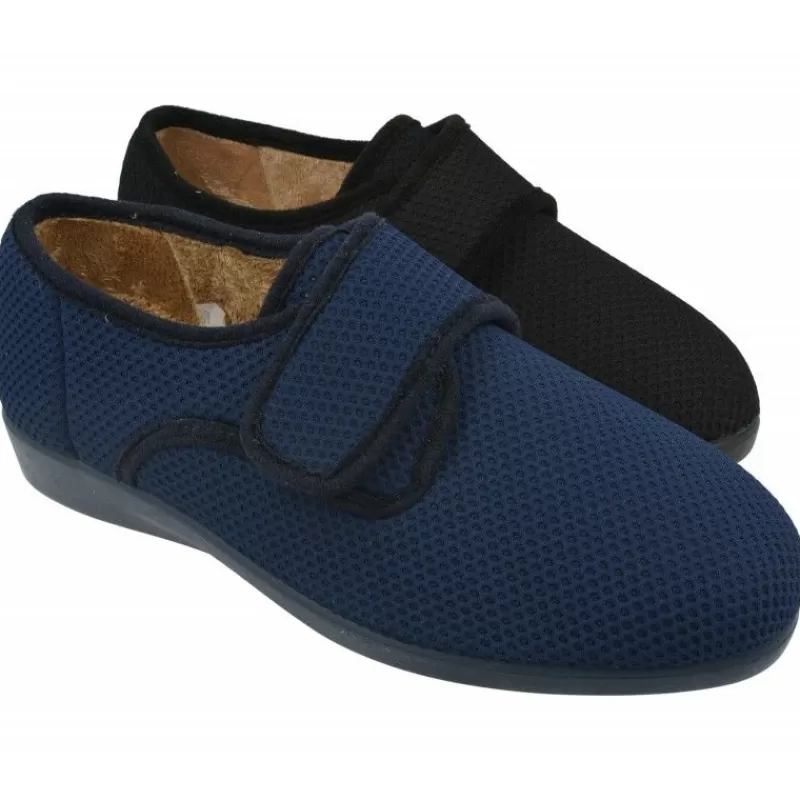 Doctor Cutillas Zapatillas De Lona-Zapatilla Velcro Del Con Pala Ancho Especial 14