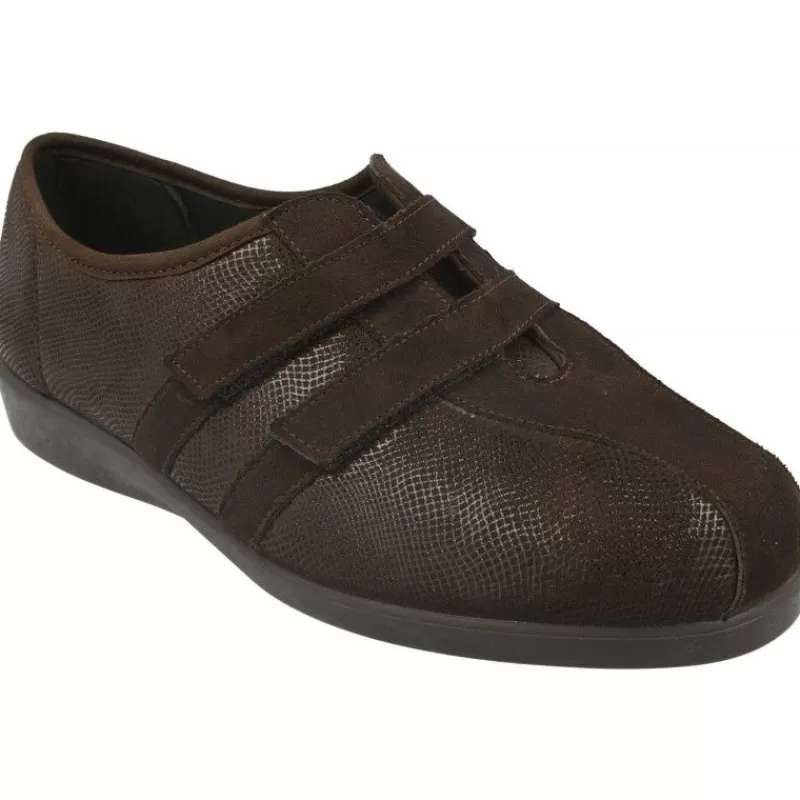 Doctor Cutillas Zapatillas De Lona-Zapatilla Velcro Del Con Pala De Lycra En Ancho Especial 14 Para Pies Muy Sensibles Con Piso De Goma